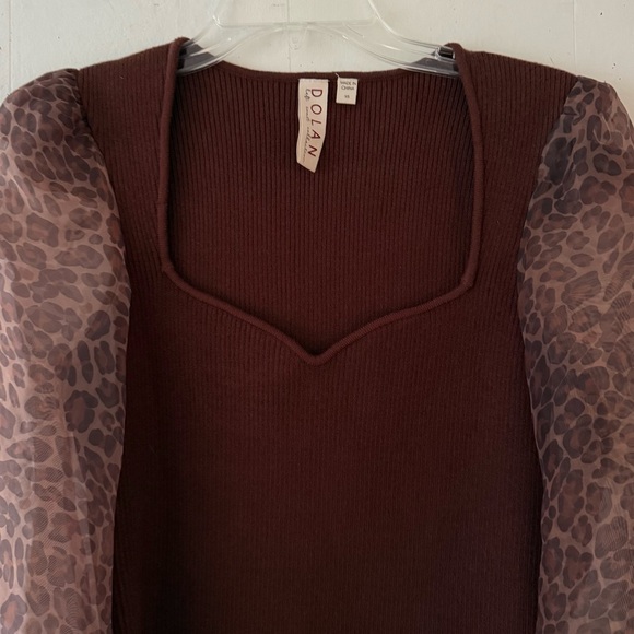 Anthropologie DOLAN Puff-Sleeve Sweater Size XS - Picture 2 of 11